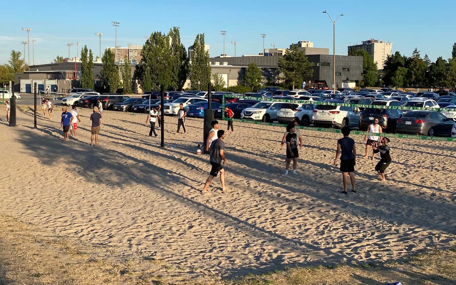 Chinguacousy Park beach volleyball