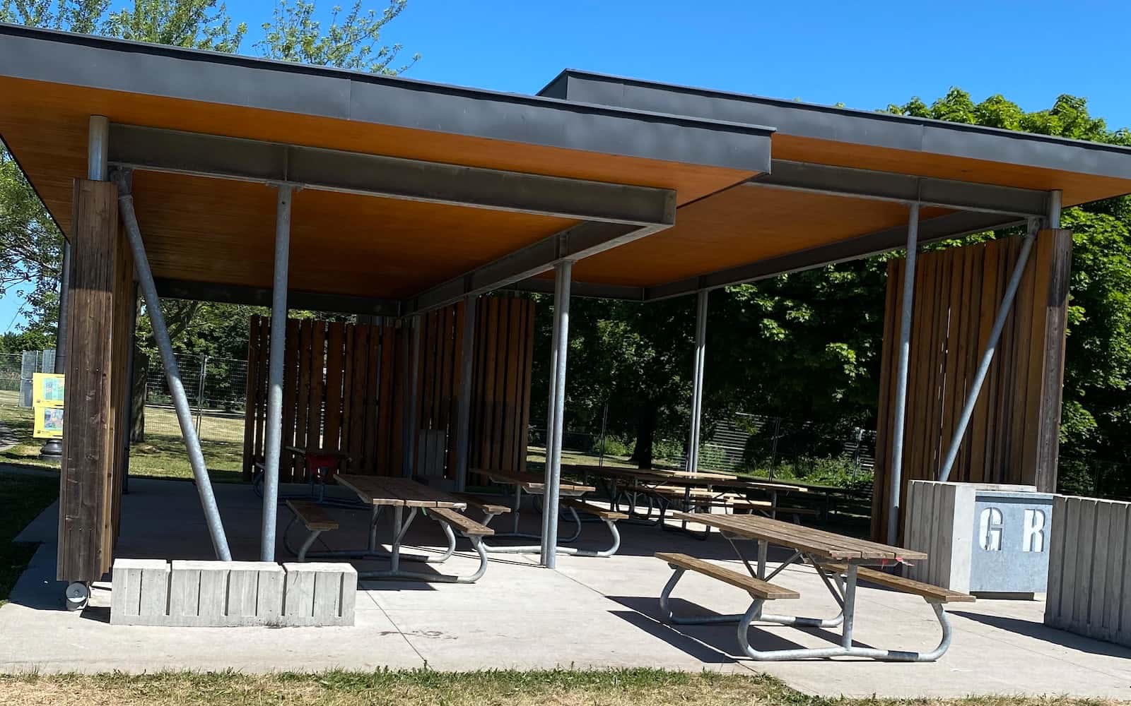Chinguacousy Park barbecue station